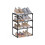 3-Tier Shoe Rack - Metal - Black - Stackable and Easy to Assemble 1