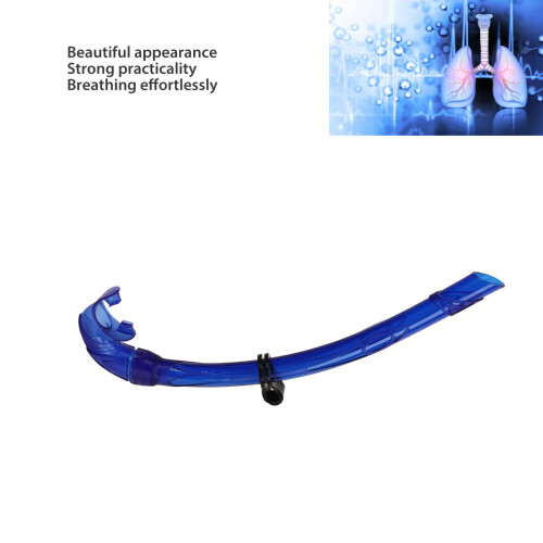 Freitauch-Schnorchel aus PVC Blau