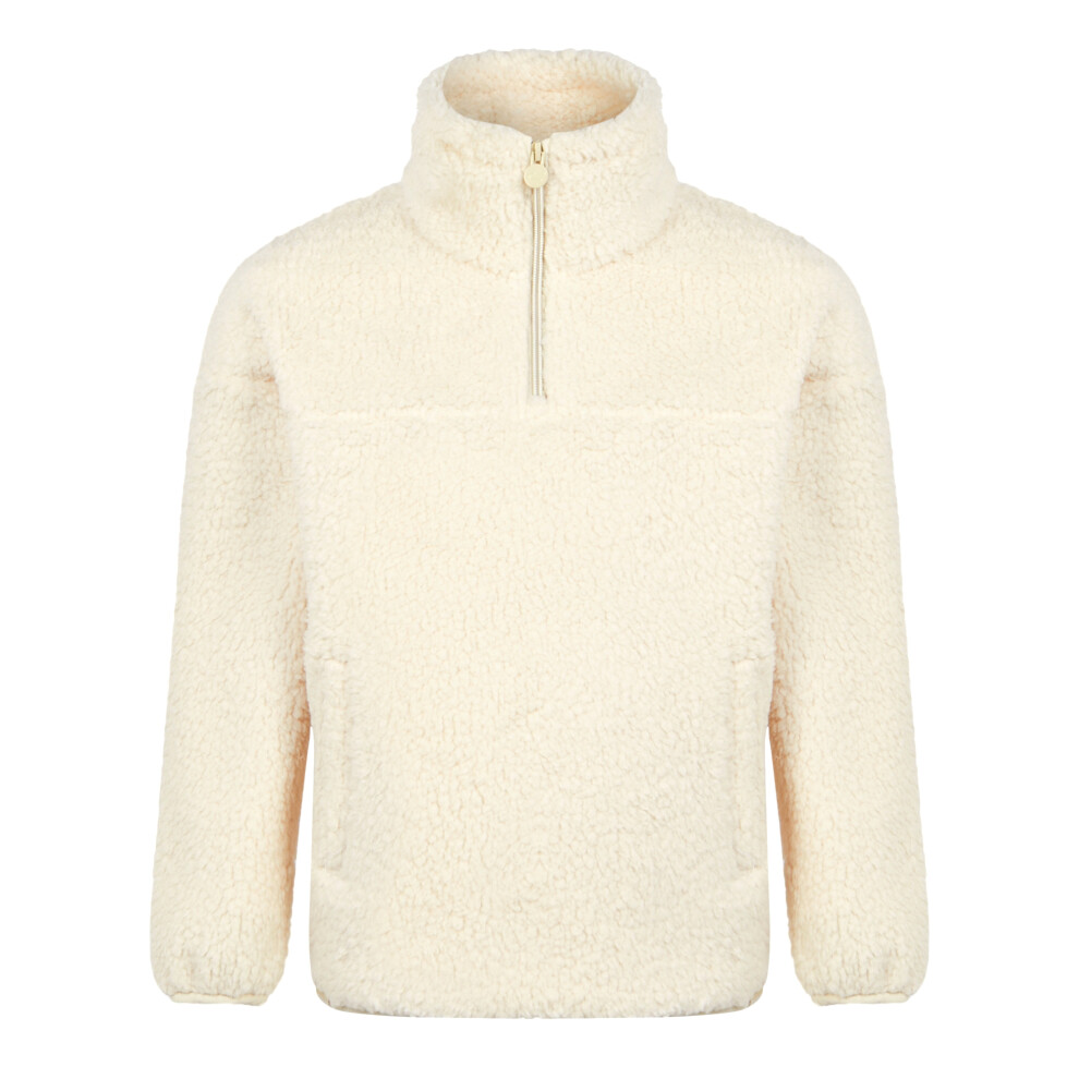 Regatta (5-6 Years, Light Vanilla) Childrens/Kids Kaliza Half Zip Fleece Top