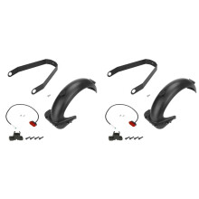 2X pour G30 Max Scooter Électrique Support de Garde-Boue Arrière Feu Arrière Bouchon à Vis Ensemble D'Outils, Noir