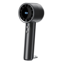 Ventilador Pequeno Ar Condicionado Portátil Silencioso de Alta Velocidade com Display LED Alta Potência de Vento Ventilador com Carregamento USB