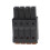 10 Stück 2EDGKD5,08 mm Schnellanschlussstecker, Lötfrei, Schwarz, 3P 3