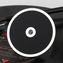 Gramofon Winylowy LP Recorder Stabilizator DISC ObciążEnie Wibracyjne z DźWignią w CałOśCi Ze Stopu Aluminium CNC w Kolorze Srebrnym