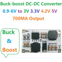 Auto Buck-Boost - Converter Module PWM PFM Voltage Regulator for LINO LIPO Lifpo4 Nimh Batery, 0.9-6V to 3.3V