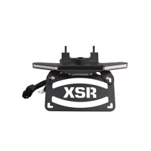 License Plate Bracket Rear License Plate Frame Mount Holder Bracket with LED Light for XSR900 XSR 900 2022-2026