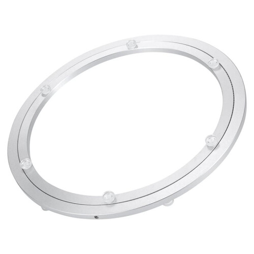 Base de Lazy Susan de 14 Polegadas - Rolamento de Turntable de Alumínio Pesado para Mesas de Cozinha