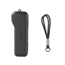 Protective Storage Box for Osmo Pocket 4 Pro Shockproof Full-Coverage Protective Case with Wrist Strap Black