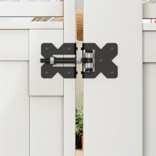 2Pcs Self Closing Gate Hardware Hinges Heavy Duty for Wooden/Vinyl/PVC Fences Adjustable Gate Hardware Kit with Screws