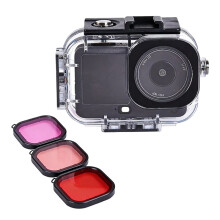 60M Waterproof Case with 3 Filters for Osmo Action 6 Housing Diving Anti-Drop Protective Shell Underwater Dive Cover