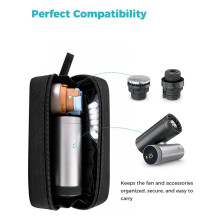Tragetasche für ChillPill FA02X Serie Kühlventilator, Tragbare Reisetasche, Schützender Gepolsterter Organizer