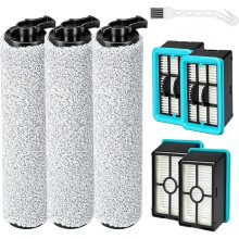 3831 Bürstenrolle und Filter für Crosswave Hard Floor Expert Staubsauger 3831 HF2 3845N 3847 3848, Bürstenrollen + Filter