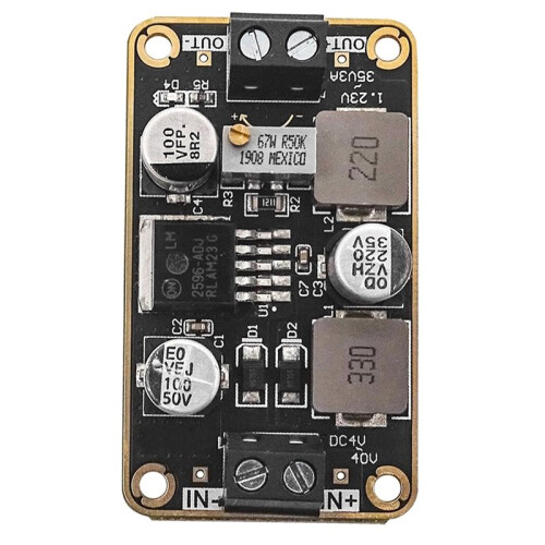 - Adjustable Step-Down Power Supply Module LM2596-ADJ  4V-40V to 1.23-35V 3A Regulator for DIY Electronics Project
