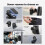 Magnetic Backpack Clip Mount for  Osmo  Camera 360 Wearable Clamp Holder Horizontal Vertical Protective Frame 4