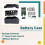 For  40V Power Tools 10Core 21700 Battery Storage Box Case Charging Board Nickel Strips Set Replacement Parts 6