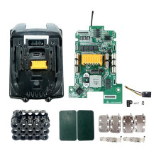 Caixa de Armazenamento de Bateria 15Core para Ferramenta Elétrica para 18650 com Placa de Proteção 6MOS Tipo-C PD 45W Carga Rápida 9A