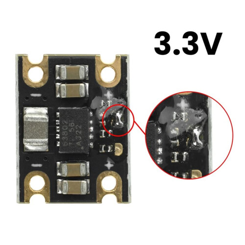 TPS63802 Auto Buck-Boost Converter Current Module  1.8-5.5V to 2A/1A 3.3/5V Step  and Down Module Board 3.3V 2