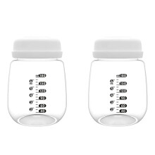 Milchpumpensammelbehälter für Spectra S2/S1/9  Milchpumpen, 180 Ml Flaschen mit Kragen und Dichtscheibe