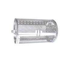 Panier à Rôtisserie Rotatif à 360 Degrés pour Friteuse à Air et Four, en Acier Inoxydable, Porte Mobile pour Boulangers à Domicile 12x23cm