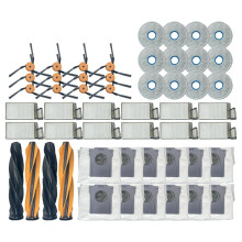 Für X60 Max Ultra Ersatzteile Hauptseitenbürste HEPA-Filter Wischmopp Staubbeutel Roboterstaubsauger Zubehör (52 Stück)