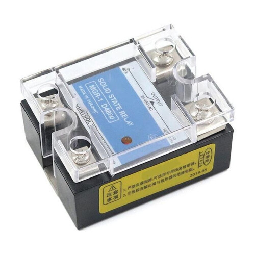 D4880/SSR-80A Single Phase Solid State Relay  Control AC Input 3-32VDC Control Output 24-480VAC Relay 2