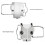 For  Kobra X Hot End Integrated Heating Component High Temperature Resistant with Ceramic Base 7