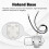 For  Kobra X Hot End Integrated Heating Component High Temperature Resistant with Ceramic Base 2