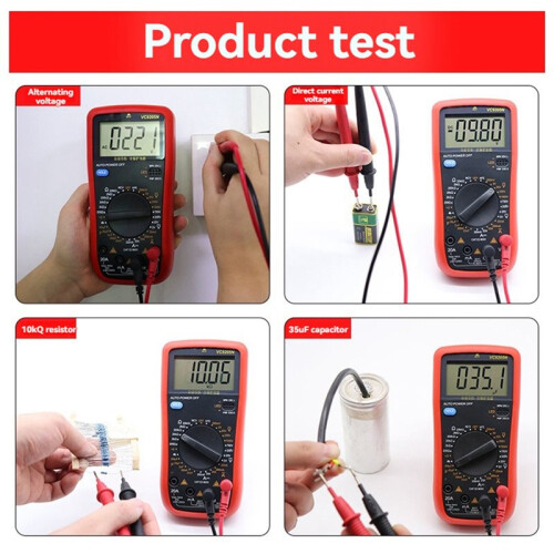DT9205N Digital Multimeter NCV Voltage Tester AC  Current Resistance Capacitance Diode Meter 1