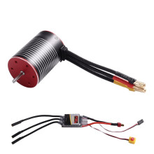 3650 3600KV Snelle Borstelloze Motor en 75A Borstelloze ESC voor ARRMA, voor HSP, Redcat RC4WD, voor , voor Axial SCX10, D90