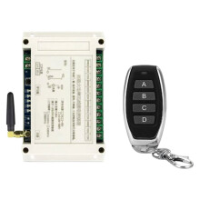 Controle Remoto Sem Fio AC100V-400V 4CH 30A para Portas de Garagem, Interruptor de Luz LED, Relé, Controlador de Equipamentos de Elevação 315M