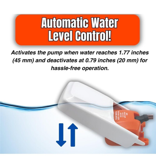 SEAFLO 03 Series Bilge Pump Float Control , Suitable for Automatic Water Level Control in 12V 24V Systems 2