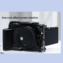 For ZR Camera Metal Cage Protective Frame with Cold Shoe Locating Holes 1/4'' & 3/8'' Mount
