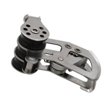Nylon Sheave Pulley Block for Sailboats, 316 Stainless Steel Locking Pulley for Outdoor Canopy