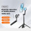 TP-27 Double-Side Magnetic Tripod Extendable Selfie Stick Tripod Mount with Cold Shoe Without  Remote Tripod 5