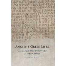Ancient Greek Lists by Athena Kirk Hardcover Book
