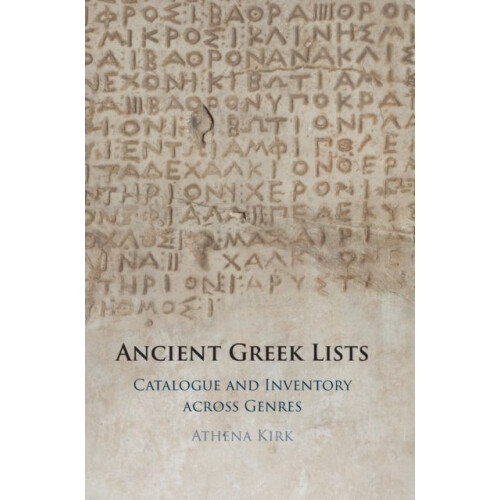 Ancient Greek Lists by Athena Kirk Hardcover Book