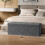 Storage Ottoman - Fabric - Slate Grey - Foldable with Storage 5