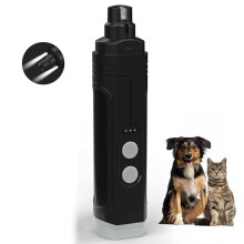Electric Pet Nail Clippers Rechargeable Quiet with Lights Cat Paws Nail Grooming Trimmer Tool for Cats Dog Paw Grinder B