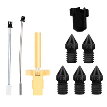 Kit Hotend para IR3 V2 Termistor de Bico de Aço Temperado NTC100k Tubo de Aquecimento Bloco Aquecedor de Garganta Peças de Impressora 3D 0,8 mm