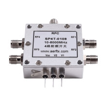 0,01-8 GHz für -Schalter SP4T-0108 Elektronischer Schalter 4-Wege-Schalter für -Mikrowellenschalter 10-8000 MHz