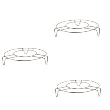 3X Stainless Steel Round Steamer Steam Rack KÜChe Kochen 6 Zoll Dia