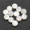 120 Mere Blanche de Perle Luthier Incrustation de Points Marqueur Lateral  6mm 3