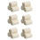 18PCS Naturel Luffa Douche Eponge Scrubber (Large) 1