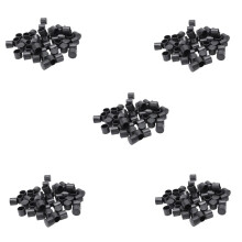 250 PièCes en Caoutchouc Noir PVC Souple Rond Embout Rond Couvercle de Pied Rond 12 mm