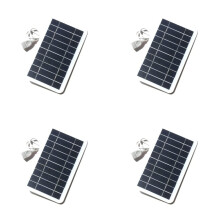 4X 5V High Power USB Solar Panel Outdoor Wasserdichte Wanderung Camping Tragbare Zellen Batterie Solarladegerät für Handy