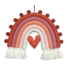 Rainbow Room Decor Girls Room Decor Macrame Baby Wall Bedroom Nursery Room Decoration Wind Chimes Hanging Decorations