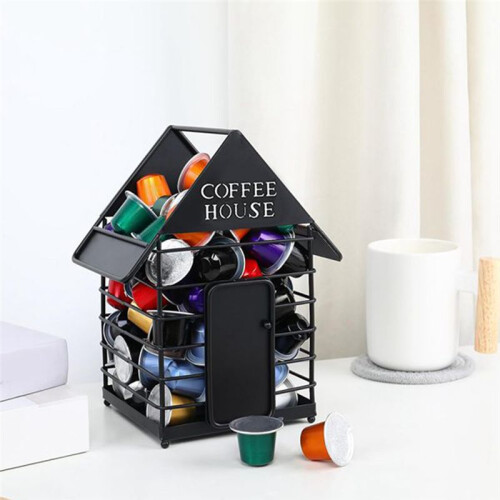 Kaffeepadhalter, K-Becherhalter, Kaffeepadhalter, Kaffeepad-Organizer, Kaffeehaus für Espresso-Kapselhalter 2