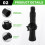 2X Rotatable Angle Adaptor for Threaded Extension Pole Attachments for Threaded Extension Pole Adapter 9