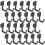 72Pcs Pegboard Hooks J Shape Pegboard Hook Peg Board Tool Organizer Accessories, Black 2