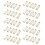 50Pcs Round 3x 1.5V AAA Battery Holder Case Box Container White 1