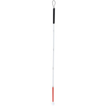 4X Aluminium-Klappstock 4-Sek. Klappstock mit Rollspitze für Blinden Spazierstock